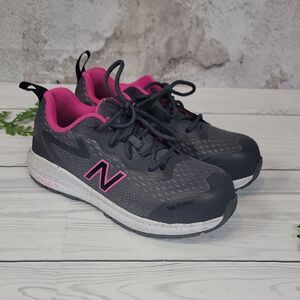 New Balance Widlogie Toe Logic Composite Gray and Pink Sneakers Womens Size 7